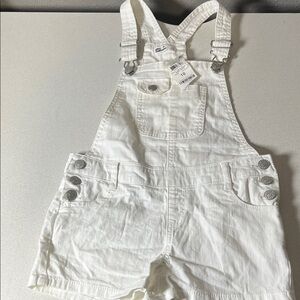 Epic Threads White Denim Overalls